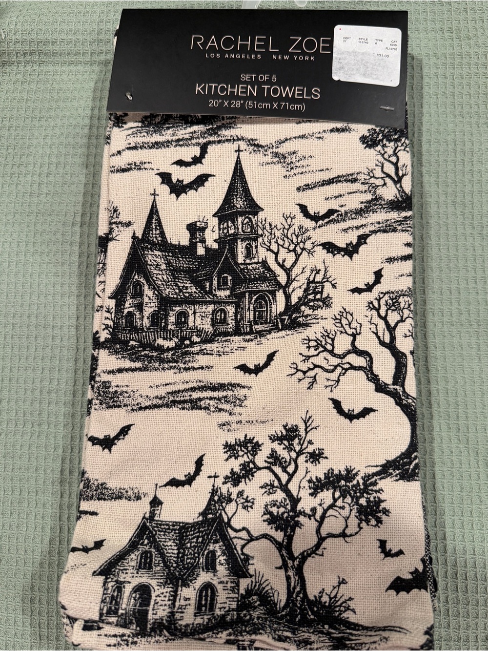 Halloween towels by Rachel Zoe. nwt